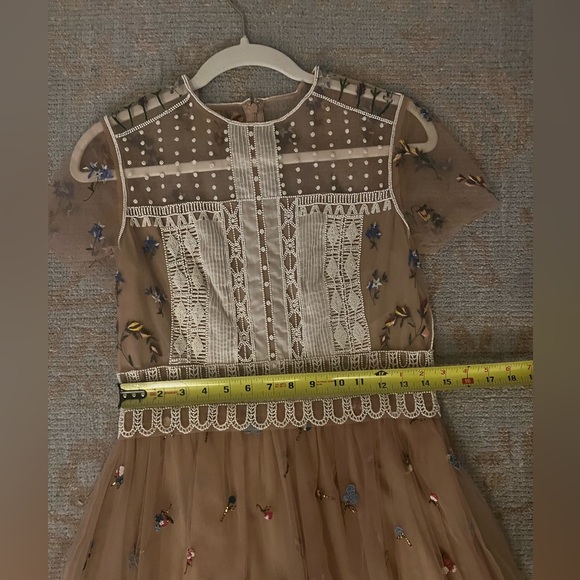 Valentino Embellished Tulle Mini Dress - Picture 10 of 12